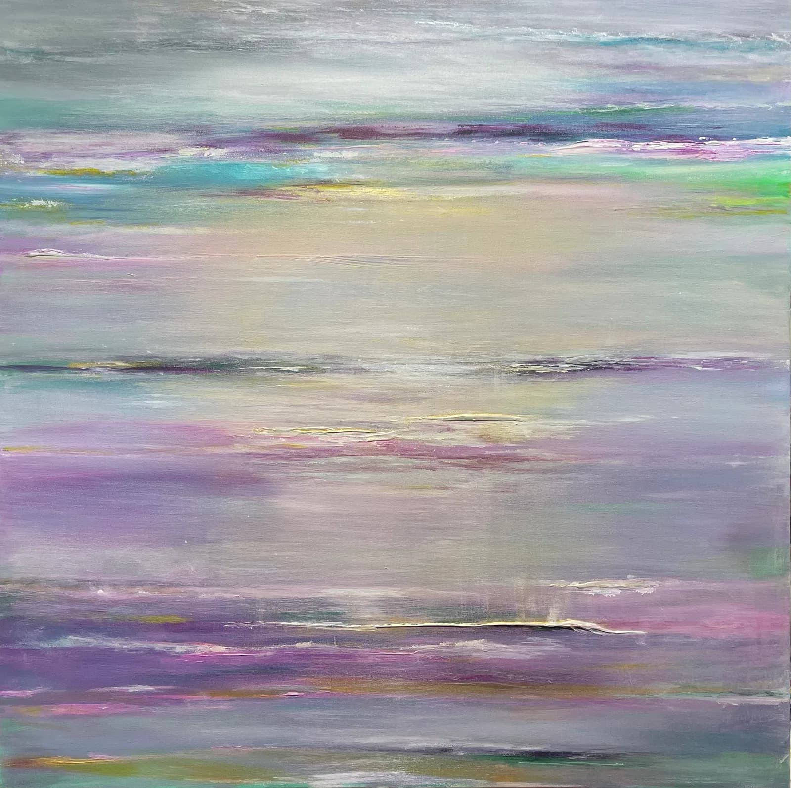 Life energy acrylic on canvas by Adderly Grant-Lord