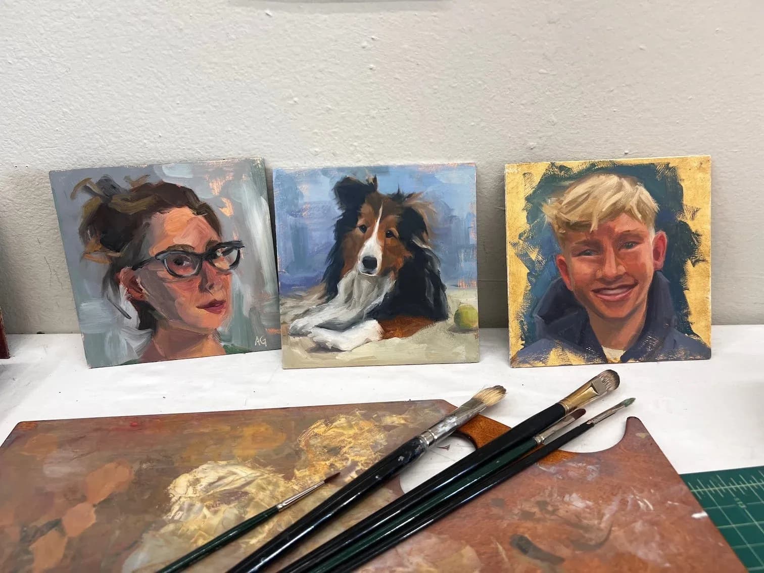 " Mini Portrait by Anne Greenstreet
