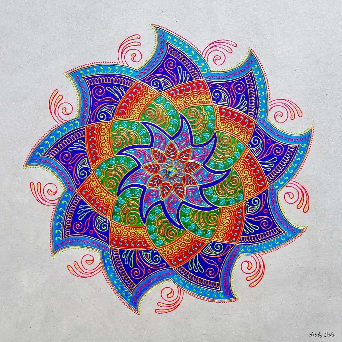 MANDALA PAINTINGS by Bala Thiagarajan