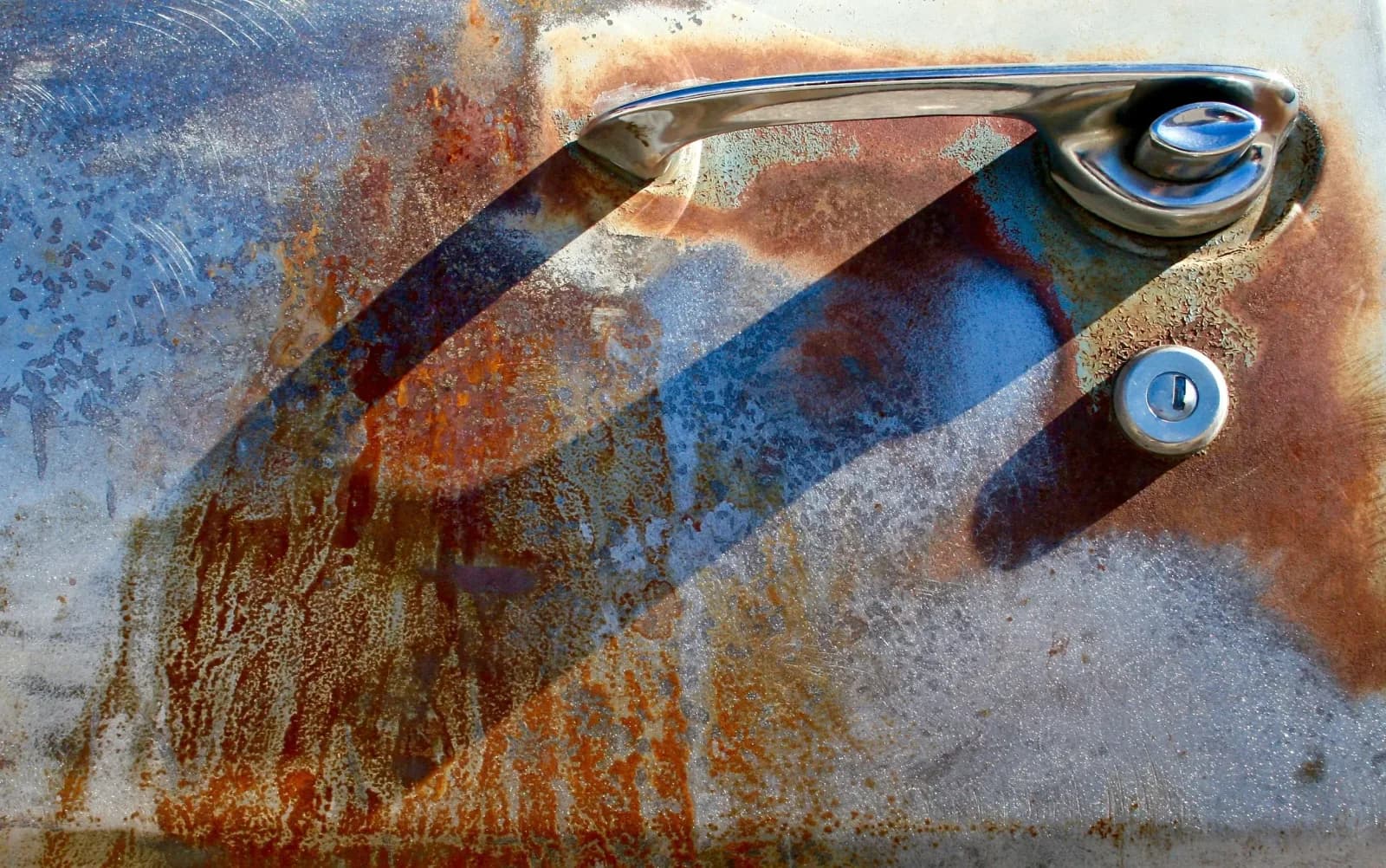Rusty Door by Barbara Rudlaff