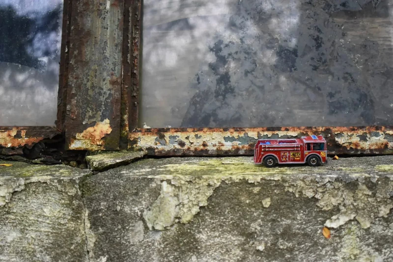 Tiny Fire Truck by Barbara Rudlaff