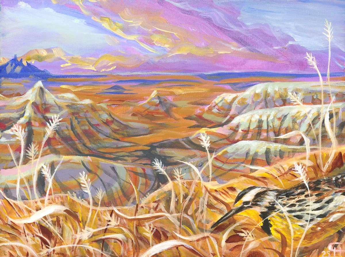 Featured artwork by Clair Huffine