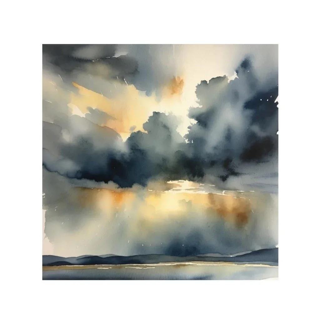 AsStormsAroundMountans by Connie Luebbert
