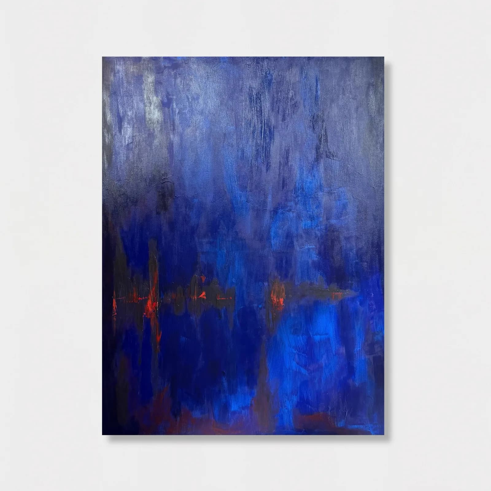 Blue Void – – Acrylic on canvas – – Sold by Danelle Sabathier