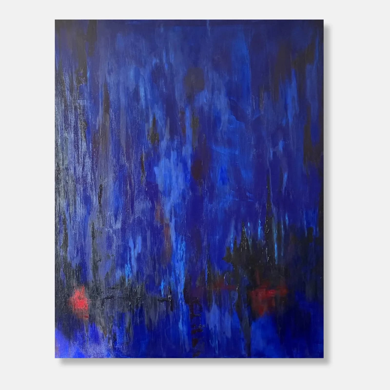 Tectonic (What Remains) – – Acrylic on canvas by Danelle Sabathier