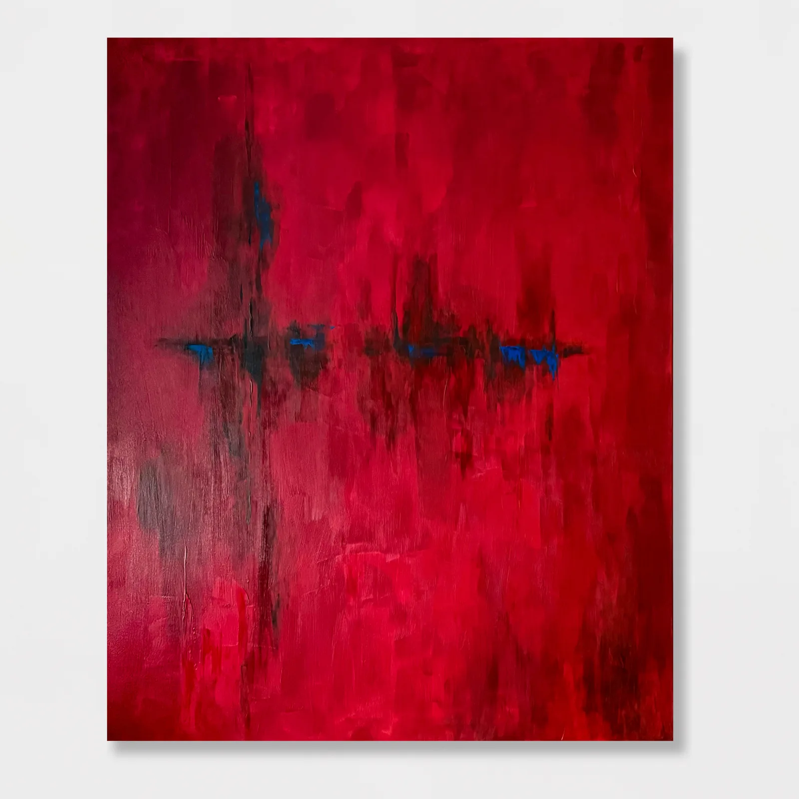Eruption – – Acrylic on canvas by Danelle Sabathier