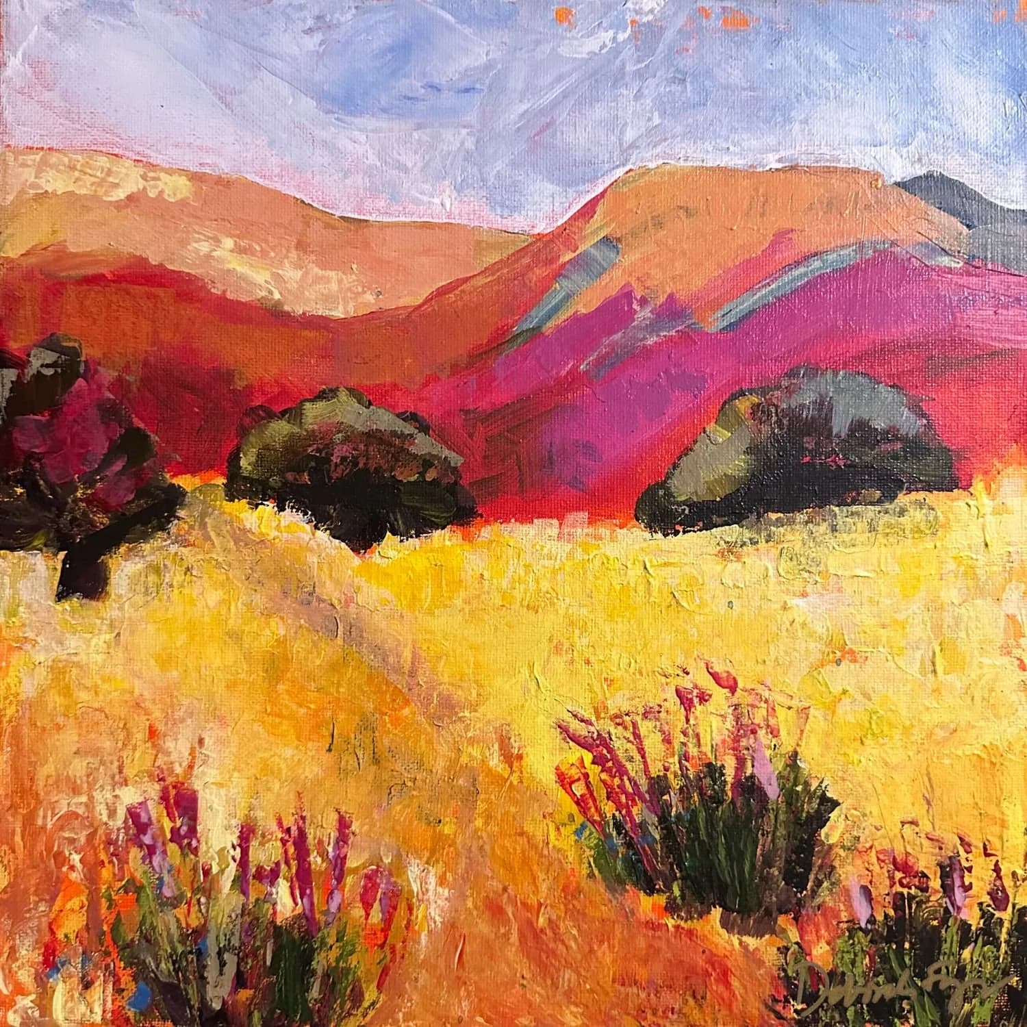 Ghost Ranch Beckons (inspired by Jacque Michelle) by Deborah Fryer