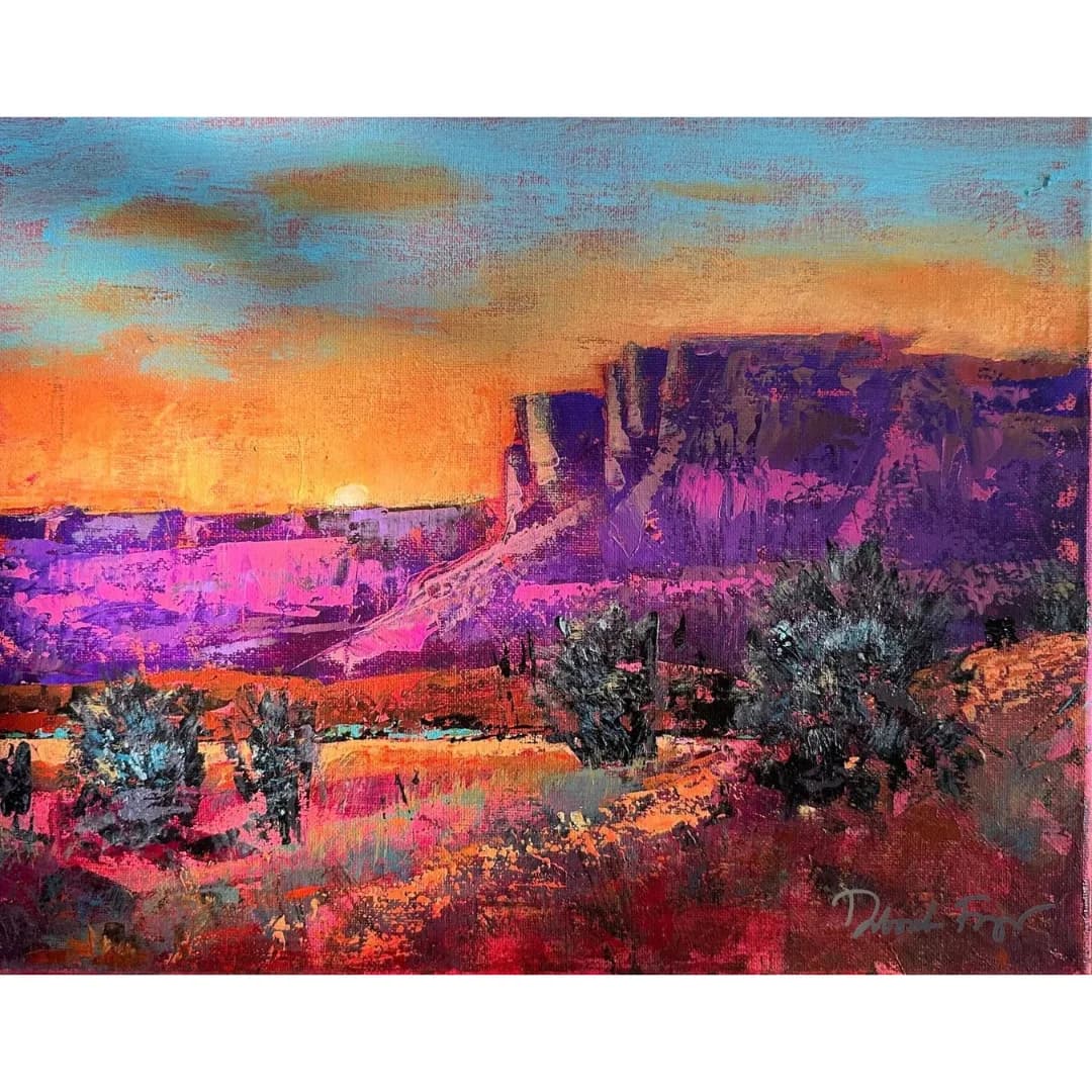 Purple Mountains Majesty by Deborah Fryer