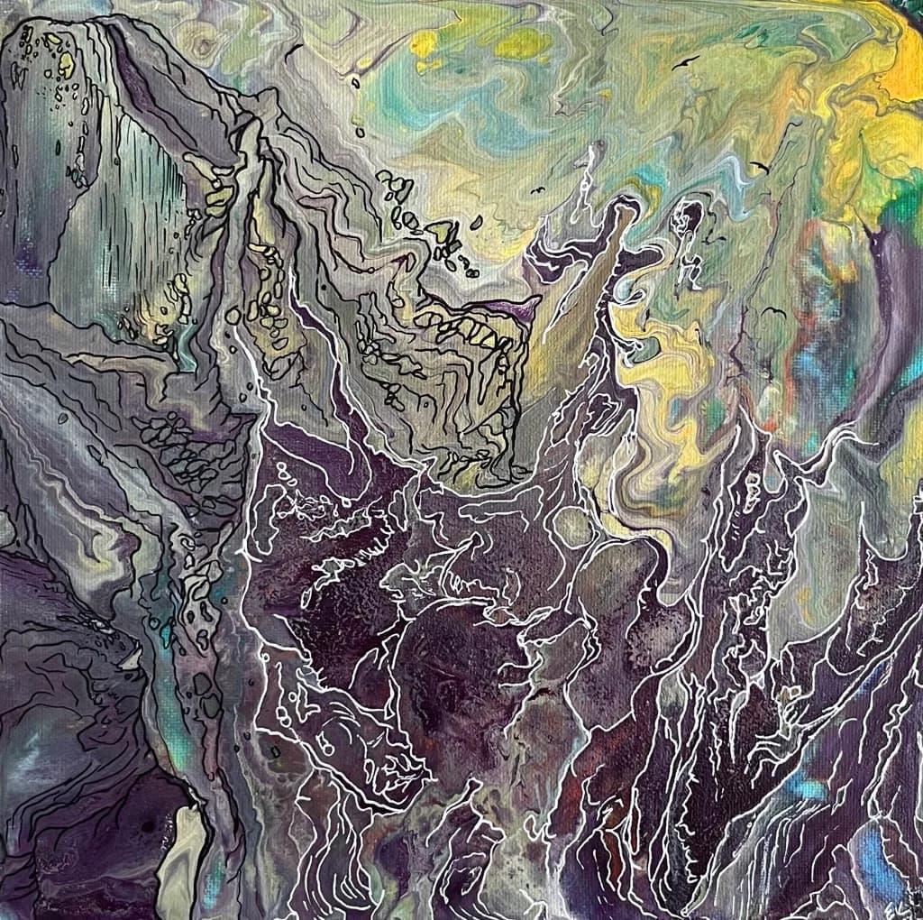 Cliff By The Sea by Esra Kellermanns by Esra Kellermans