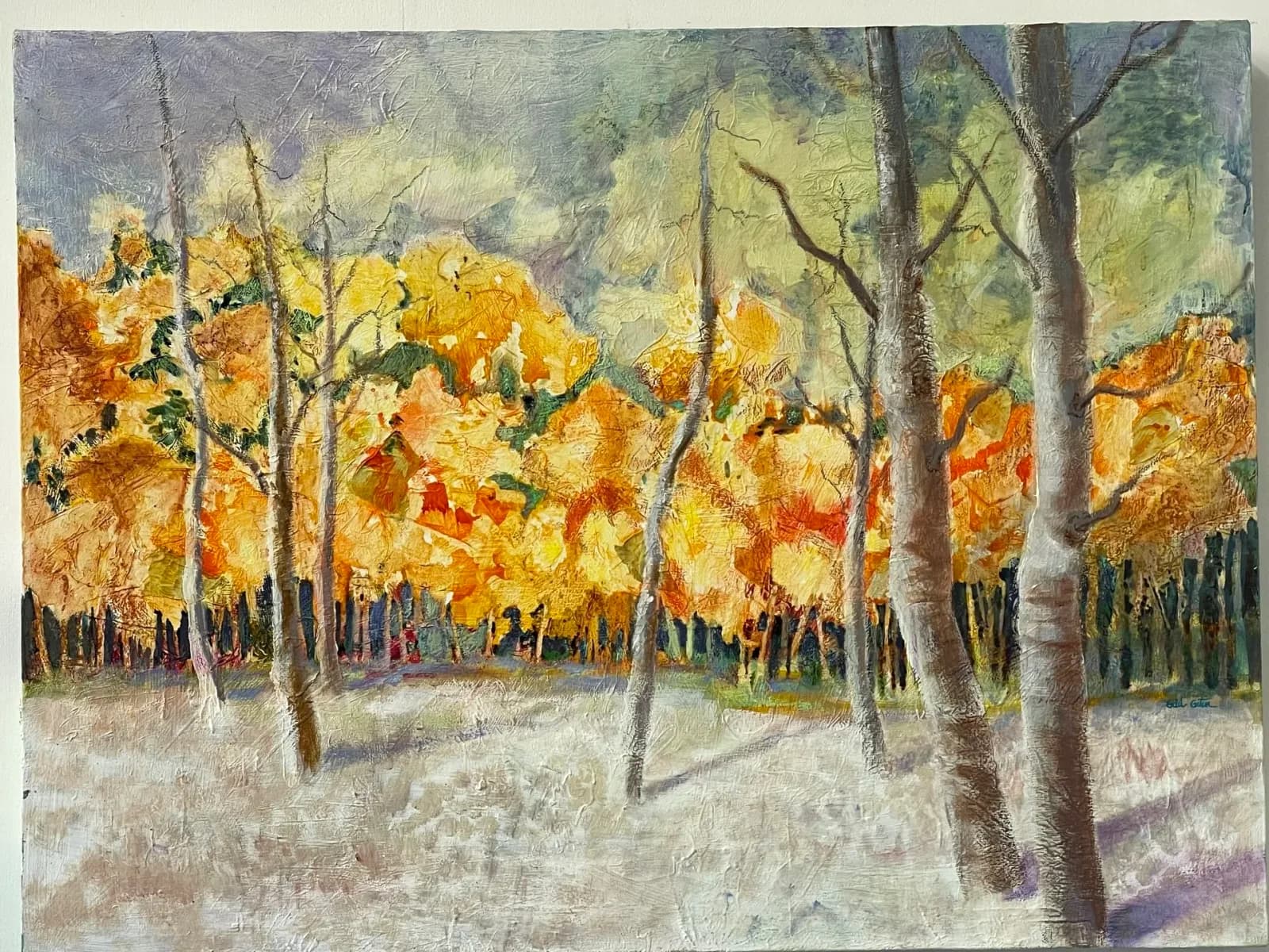 Featured artwork by Gail Gitin
