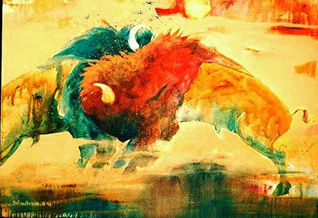 Featured artwork by Gretchen Norwalk
