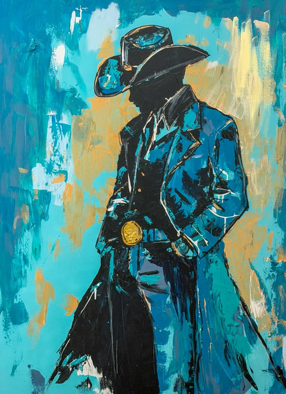 Blue Cowboy by Joseph Graves Jr.