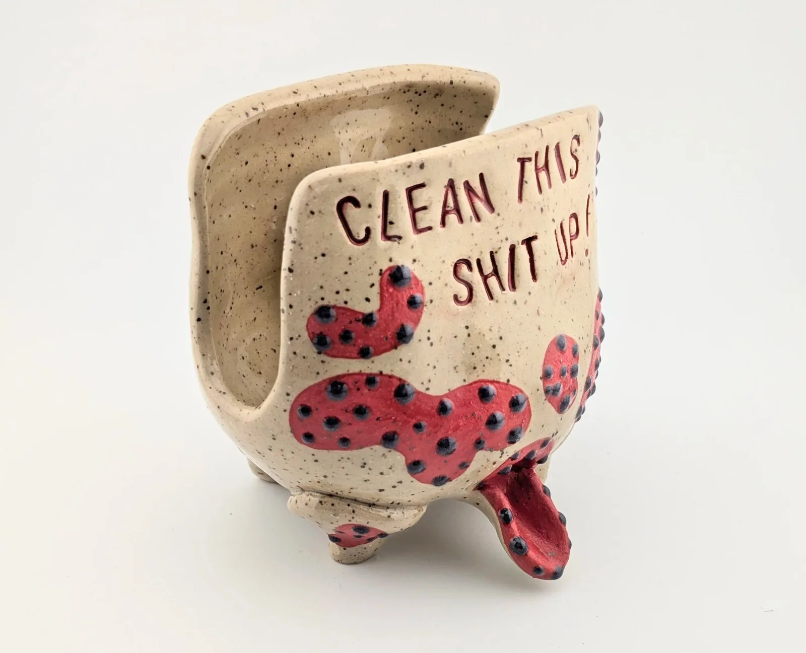 sponge holder by Julie BaBulie Ceramics