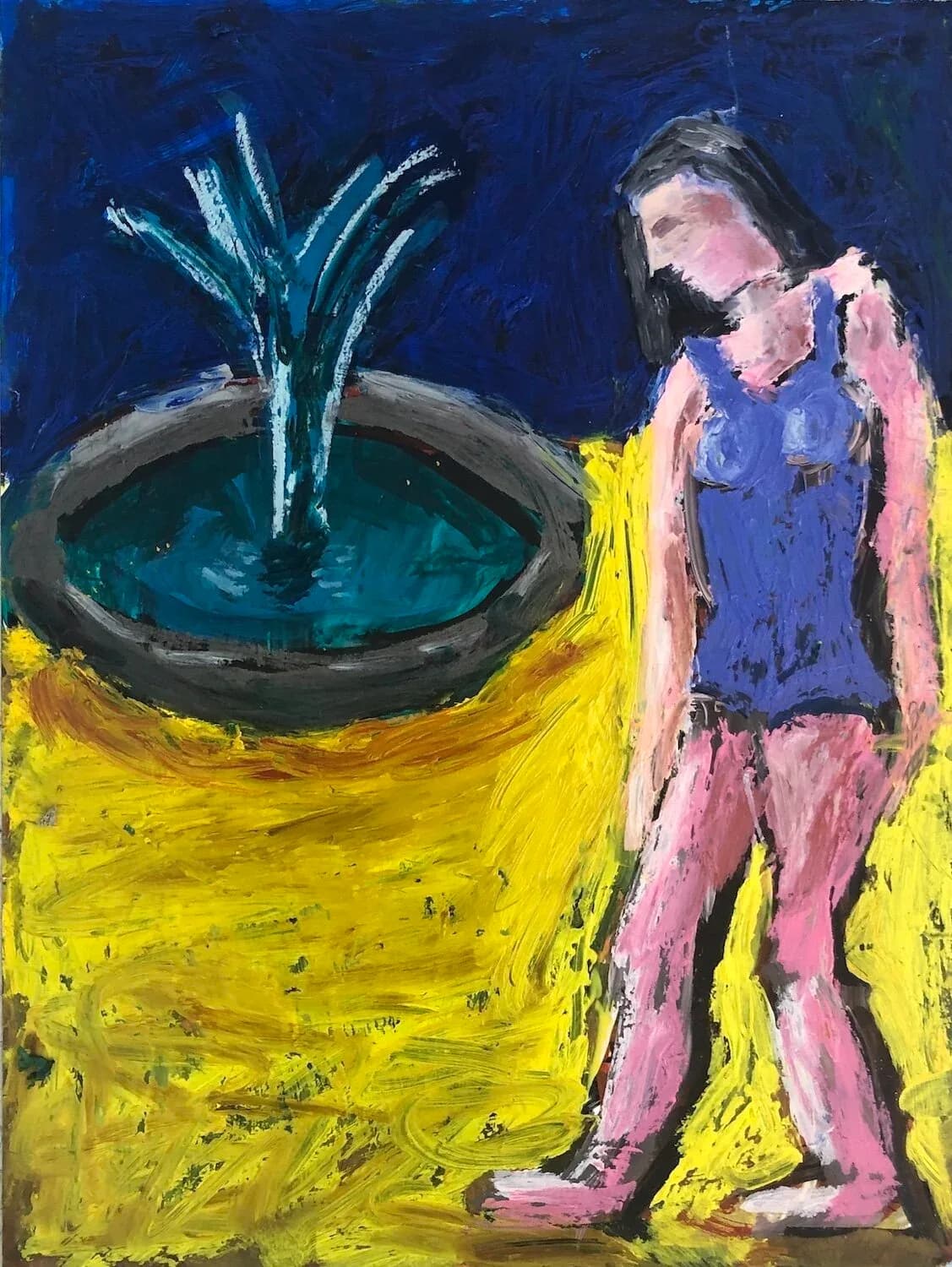 Woman at the Spring by Karen Breunig