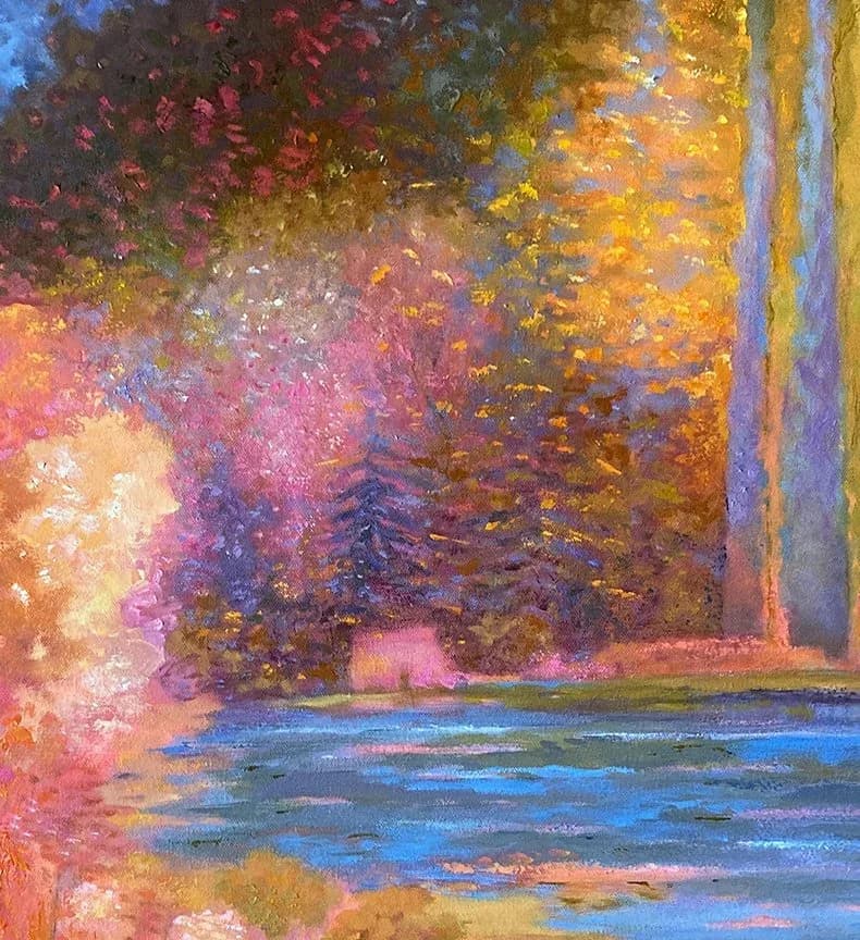 Pink Casa, detail SOLD by Karen Gillis Taylor