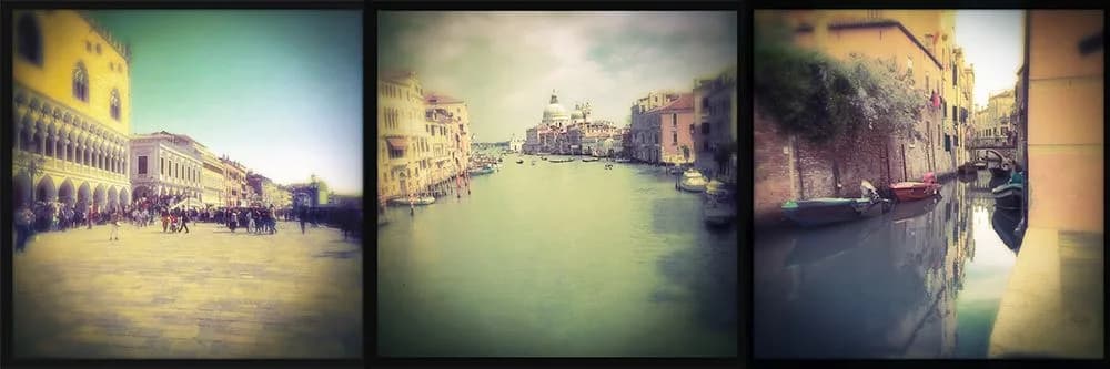 Triptych of Venice by Karen Kirkpatrick