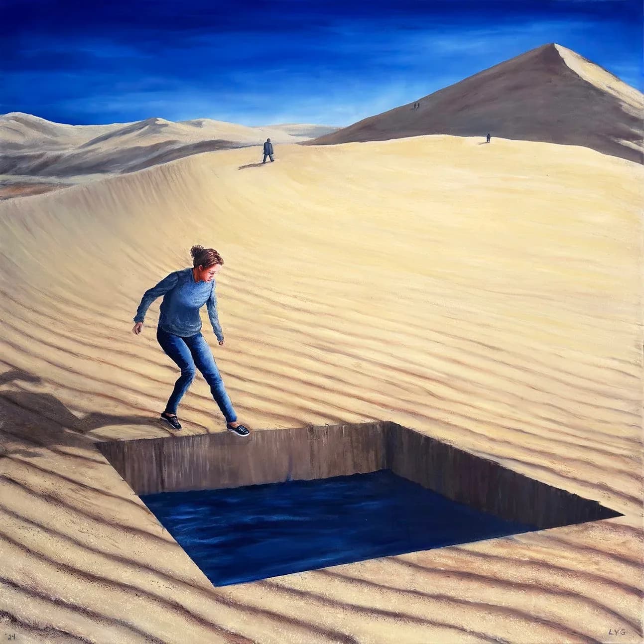 Featured artwork by Loretta Young-Gautier