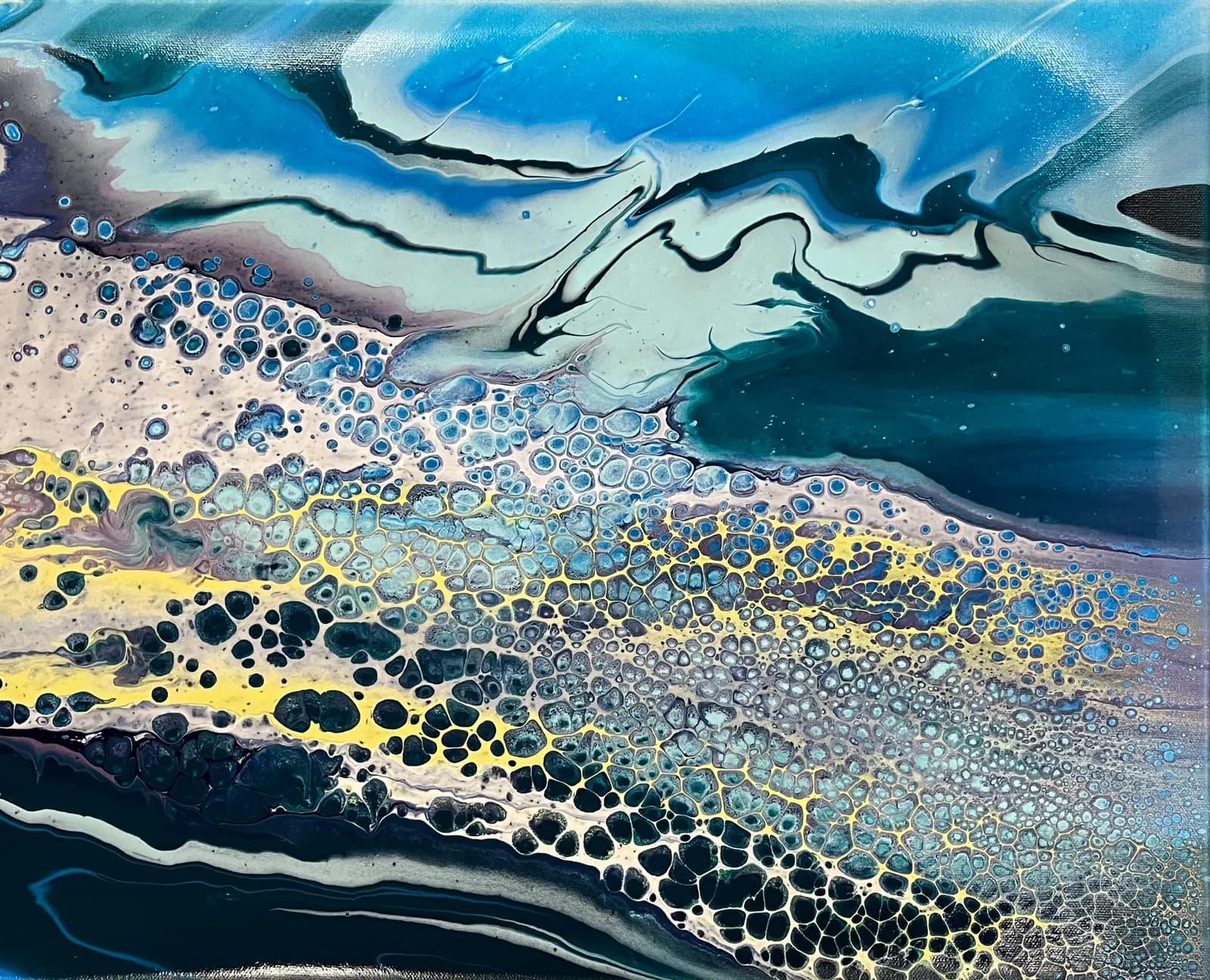 Blue Flow IV by Michael Gerra
