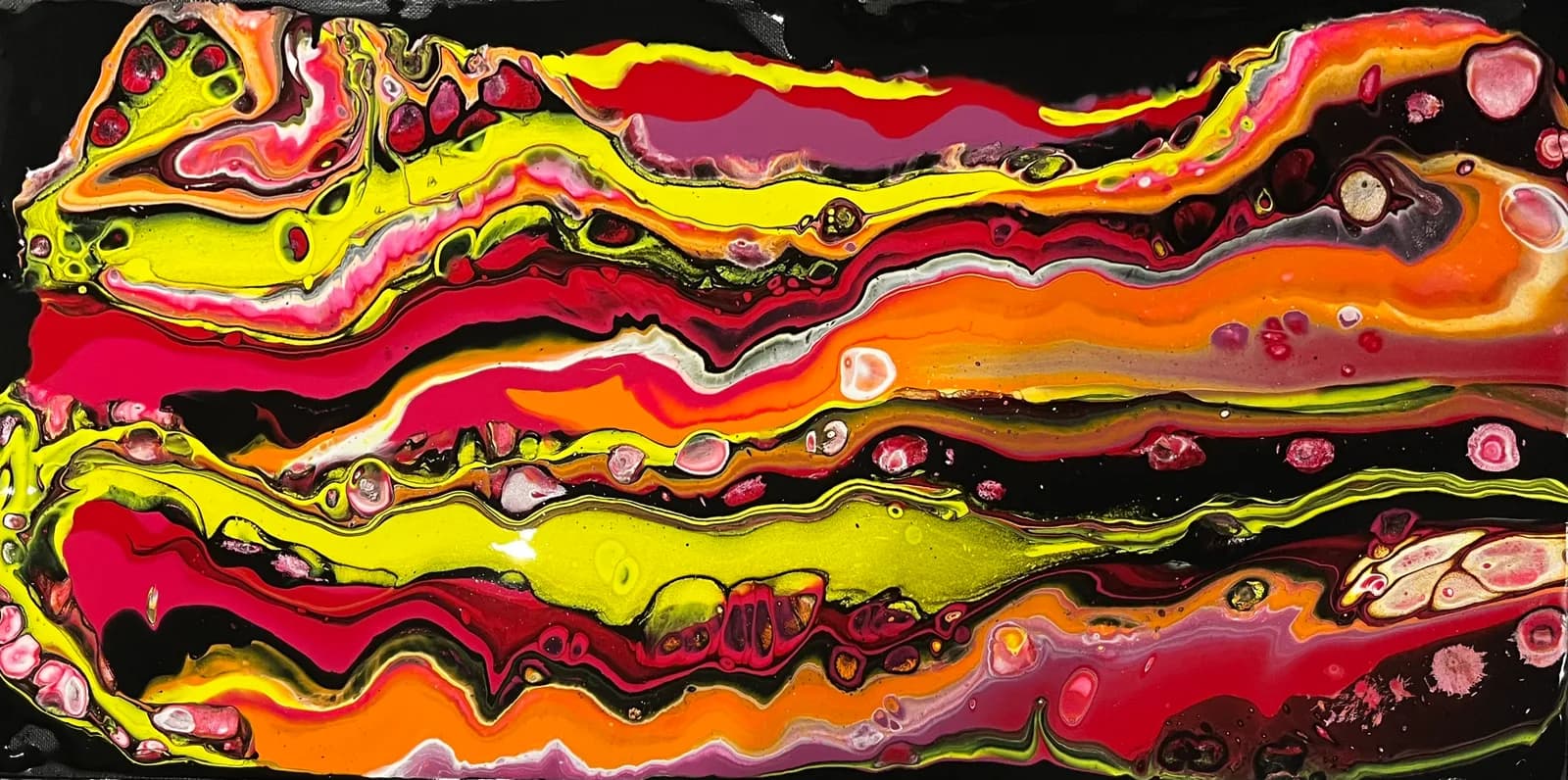 Red Flow V by Michael Gerra