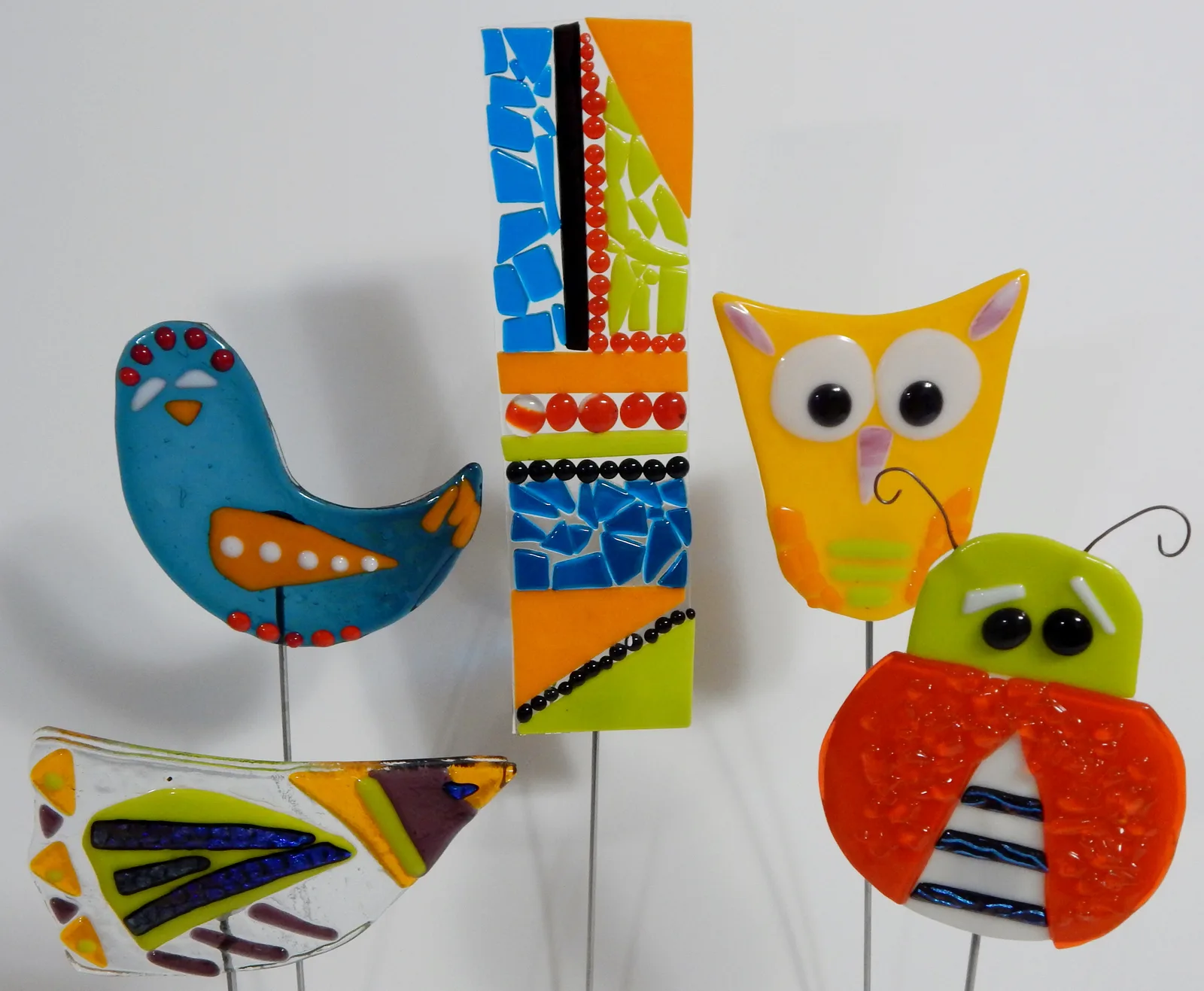 Bird & Bug Stakes by Molly Hargarten
