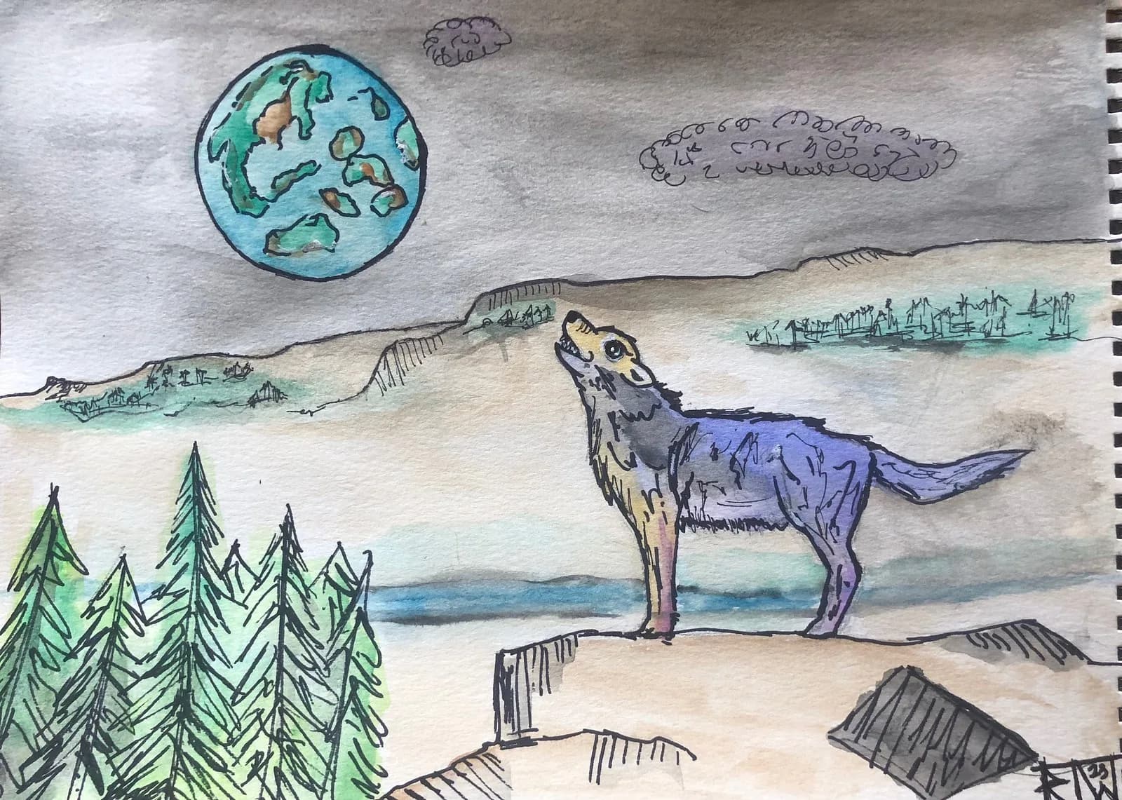 “Howling at the World” by Ryan Ware