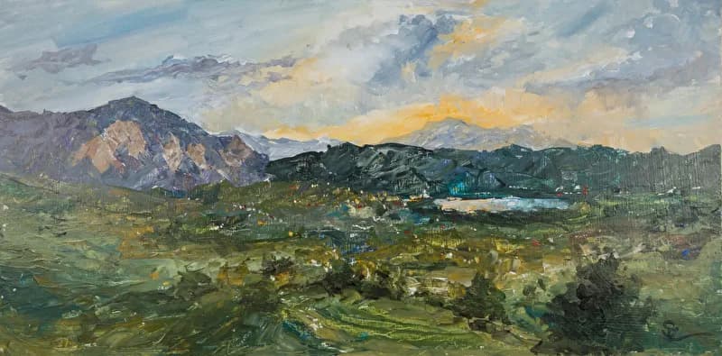 Shifting Light by Sue Cable, Acrylic by Sue Cable