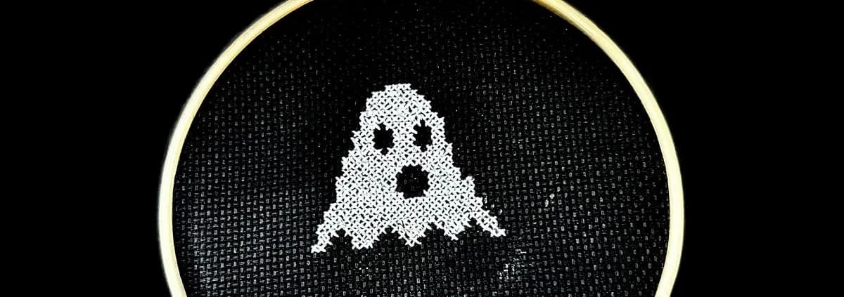 Art & Sip: Cross Stitch Ghost
