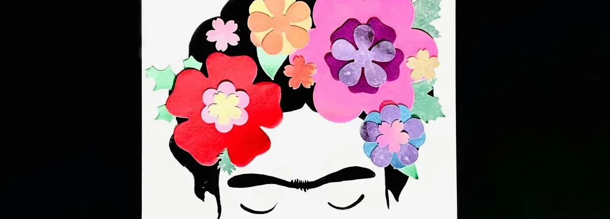 Art & Sip: Floral Frida Collage
