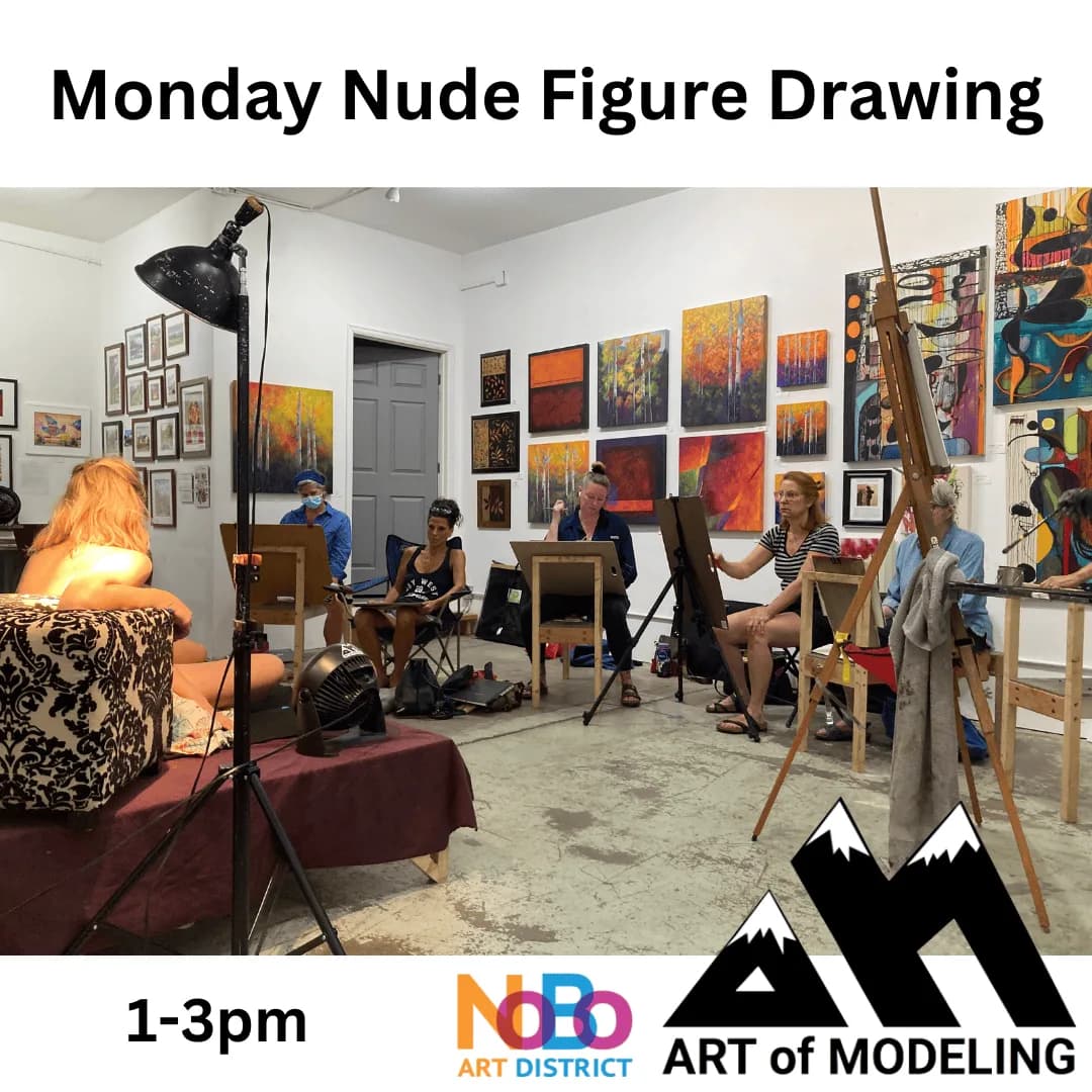 Drop-In Nude Figure Drawing Mondays