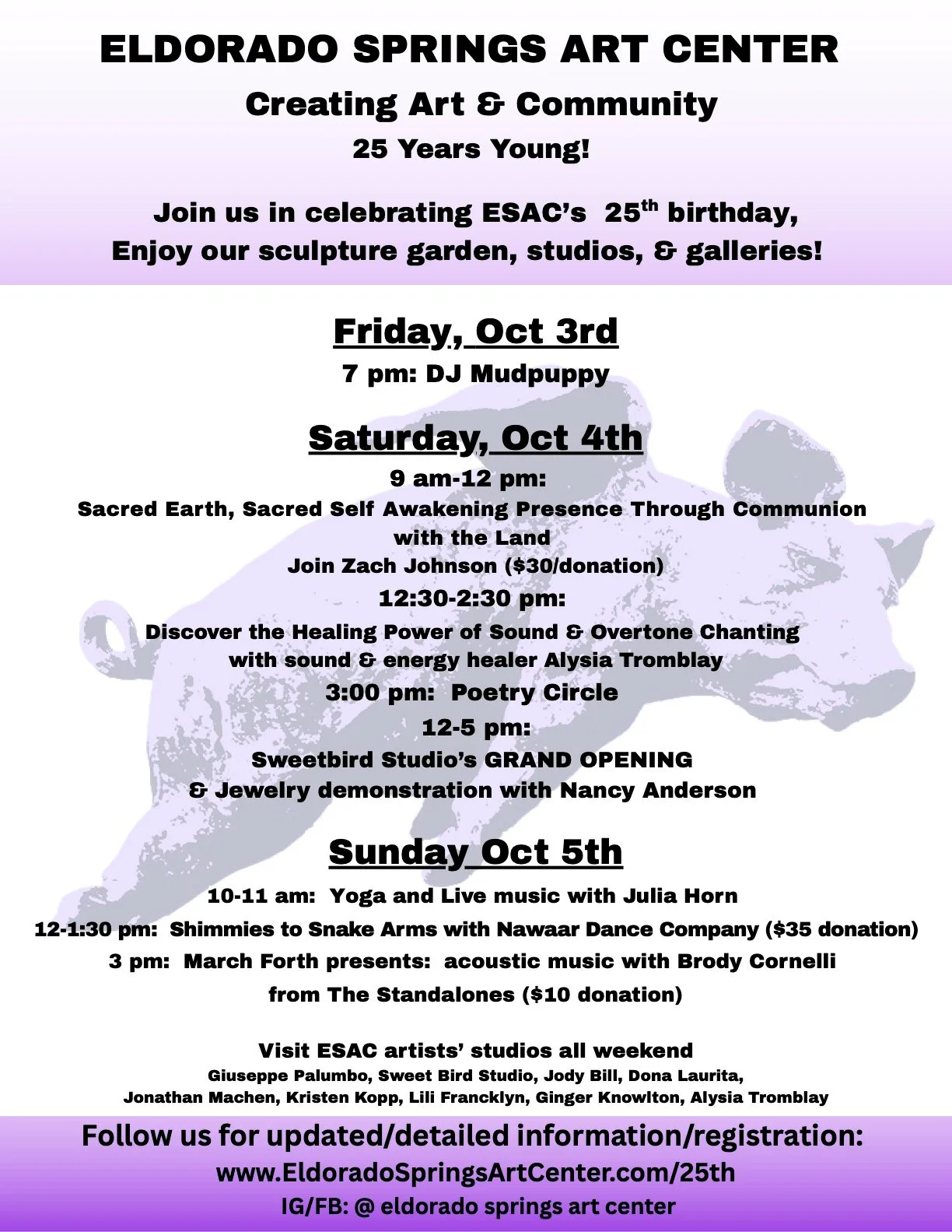 ESAC's 25th Birthday Celebration